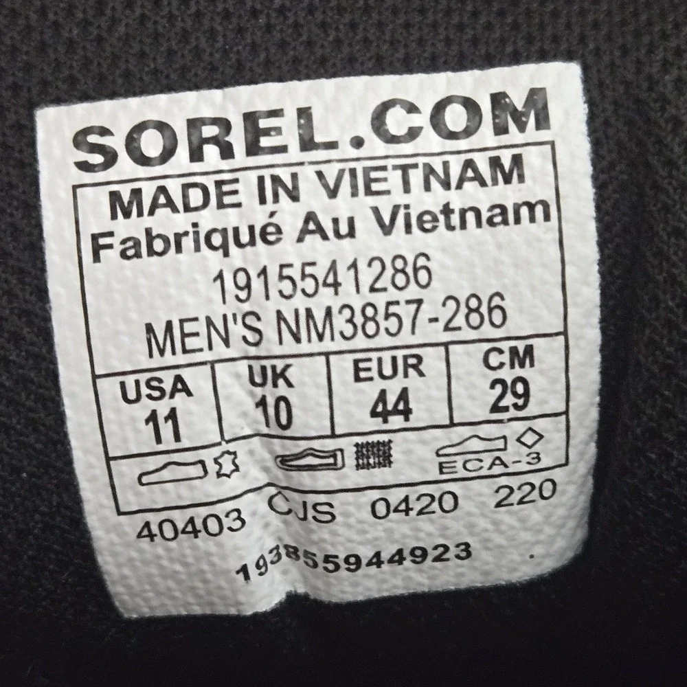 Sorel Brown Leather & Suede Lace-Up Rain & Snow Boots